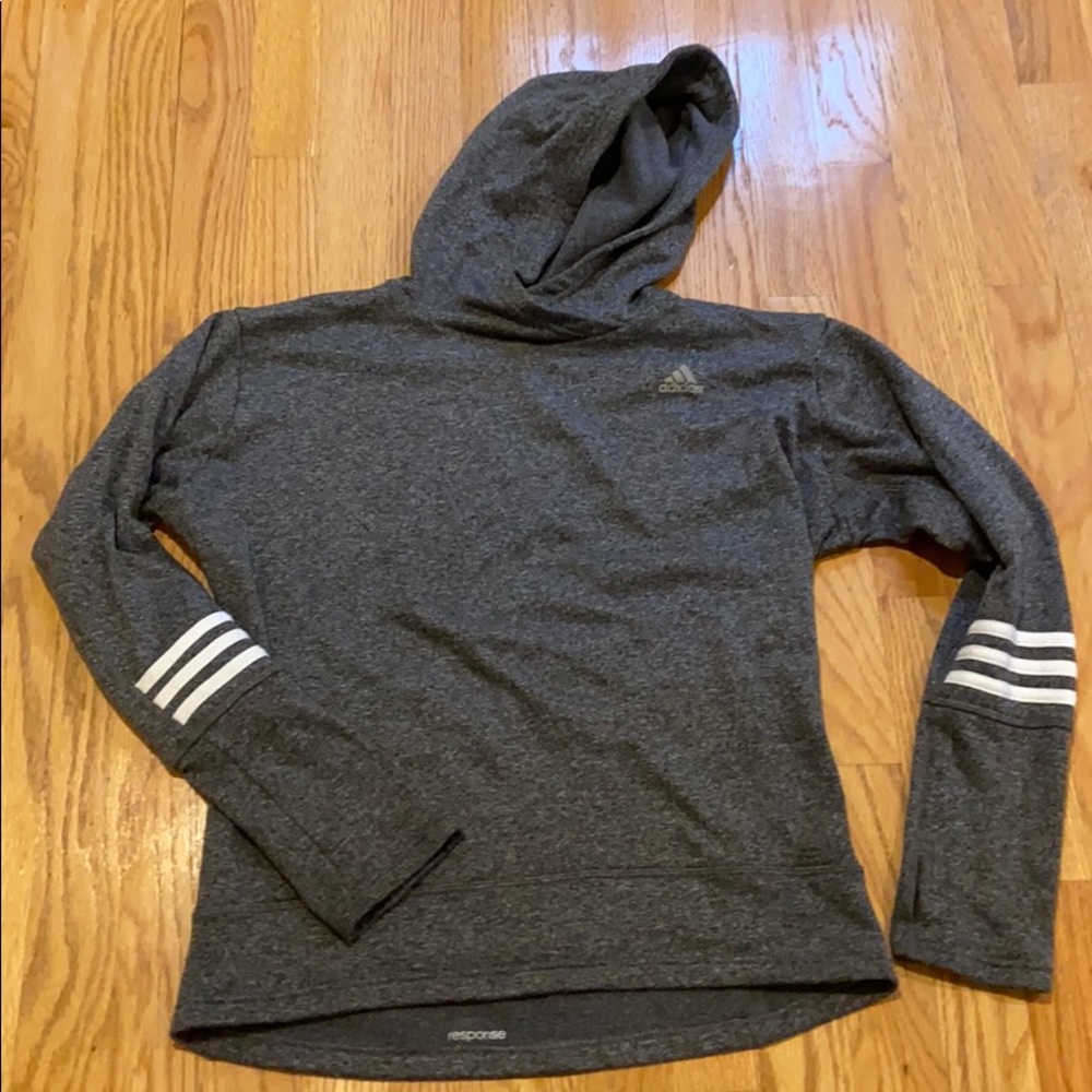 Women’s gray Adidas response hoodie